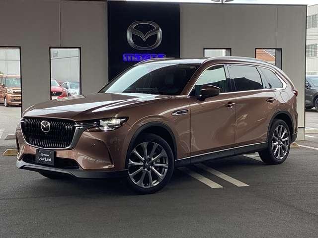 CX-80 3.3 XD Lパッケージ ディーゼルターボ 当社デモアップ車6人乗りウォークスルー アルミホイール フルセグTV オートクルーズコントロール 電動リアゲート パワーシート スマートキー アイドリングストップ シートヒーター バックカメラ ETC(2枚目)