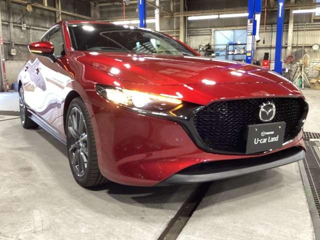 ＭＡＺＤＡ３ファストバック １．５　１５Ｓ　ツーリング　衝突被害軽減ブレーキ全方位モニターナビ　アダプティブクルーズ　バックモニター　コーナーセンサー　フルセグＴＶ　ＤＶＤ　横滑り防止システム　ＥＴＣ車載器　ハイビームアシスト　ＡＡＣ　イモビ　エアバック（5枚目）