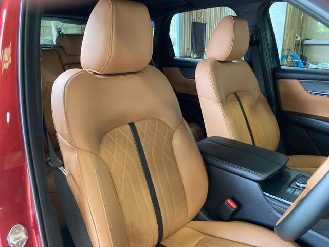 CX-60 XDHVプレミアムスポーツ ダブルサンルーフ シートヒー レーダークルコン LEDヘッドライト パワーシート スマートキー フルオートエアコン 4WD レザーシート ABS アルミホイール ターボ アイドリングストップ イモビ(16枚目)