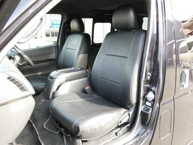 ハイエースバン スーパーGL ダークプライムII 1年間1万キロ無償保証 6型 BT対応ナビ デジタルインナーミラー シートカバー ウッドコンビハンドル バックカメラ フルセグTV ETC 社外AW オートマチックハイビーム スマートキー フォグ(25枚目)