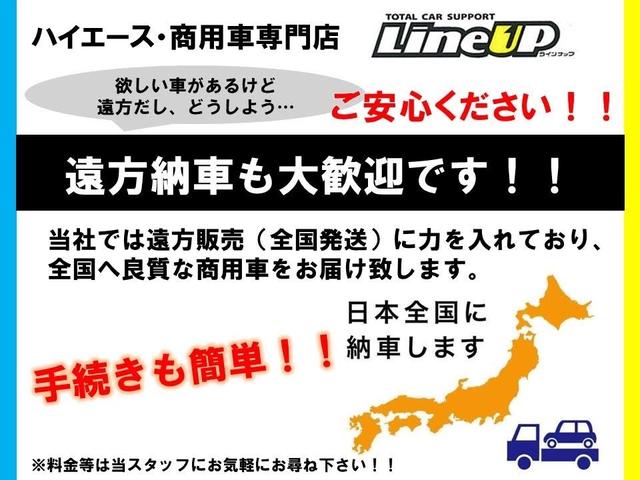 ハイエースバン ロングスーパーＧＬ　１年間１万キロ無償保証　３型　メモリーナビ　バックカメラ　ワンセグＴＶ　ＥＴＣ　キーレス　ＣＤ再生　フォグランプ　オートライト　両側スライド　Ｗエアバック　ＡＵＸ接続　ターボ　排ガス浄化装置　リア小窓（55枚目）