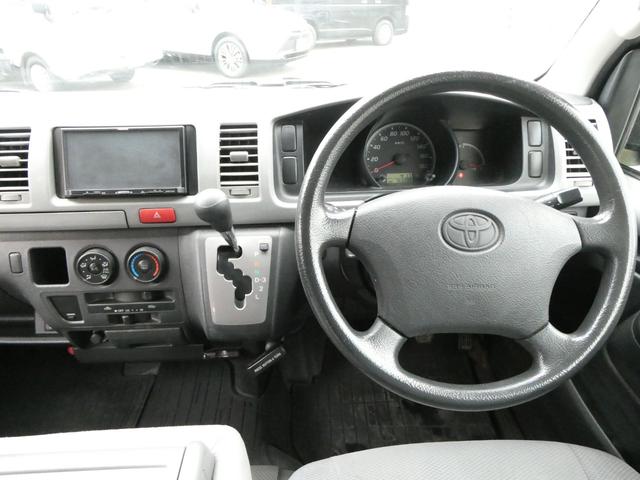 ハイエースバン ロングＤＸ　１年間１万キロ無償保証　１型　４ＷＤ　メモリーナビ　ワンセグＴＶ　ＣＤ再生　ＥＴＣ　純正キーレス　両側スライド　運転席エアバック　両側スライド　ＬＥＤヘッド　ゴムマット　１００Ｖ電源　パワーウィンドウ（29枚目）