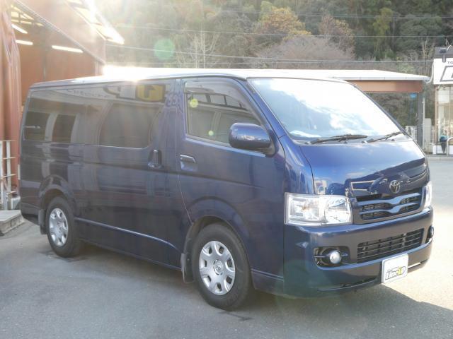 ハイエースバン ロングスーパーＧＬ　１年間１万キロ無償保証　１型　ベッドキット　ドラレコ　シートカバー　ＨＤＤナビ　フルセグＴＶ　バックカメラ　純正キーレス　ＥＴＣ　ＬＥＤヘッド　オートライト　ＣＤ・ＤＶＤ再生　ミュージックサーバー（4枚目）