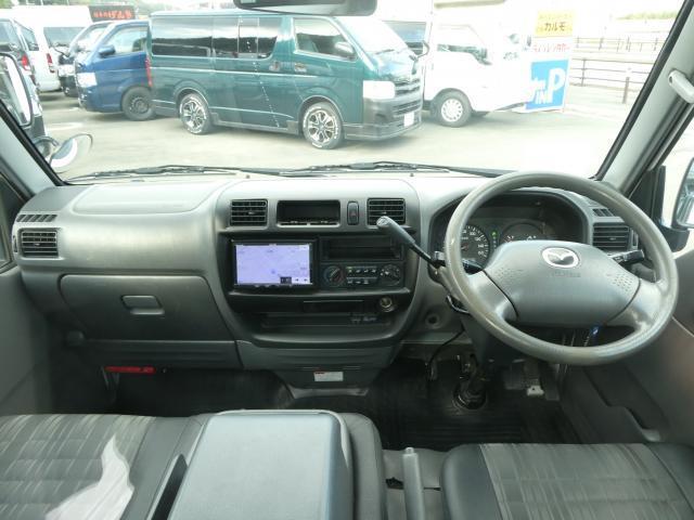 ボンゴトラック ＤＸ　１年間１万キロ無償保証　メモリーナビ　ＥＴＣ　純正キーレス　Ｂｌｕｅｔｏｏｔｈ接続　Ｗエアバック　荷台三方開き　ラジオ　レベライザー　パワーウィンドウ　パワステ　最大積載量１１５０ｋｇ（7枚目）