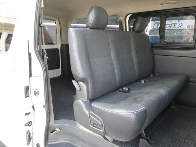 ハイエースバン スーパーＧＬ　ダークプライム　１年間１万キロ無償保証　４型　メモリーナビ　バックカメラ　フルセグＴＶ　スマートキー　ＣＤ・ＤＶＤ再生　ハーフレザーシート　ＬＥＤヘッド　ウッドコンビハンドル　フォグランプ　ＥＴＣ　Ｗエアバック（27枚目）