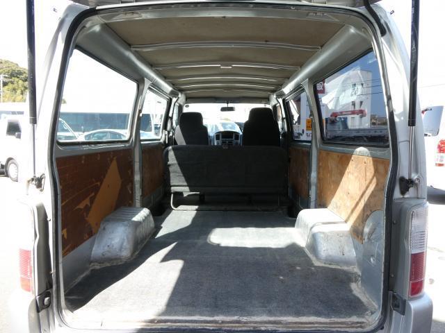 キャラバン ロングＤＸ　１年無償保証　純正キーレス　純正アルミホイール　ＥＴＣ　運転席エアバック　両側スライド　レベライザー　ルーフキャリア　スノーモードスイッチ　排ガス浄化装置　パワステ（8枚目）