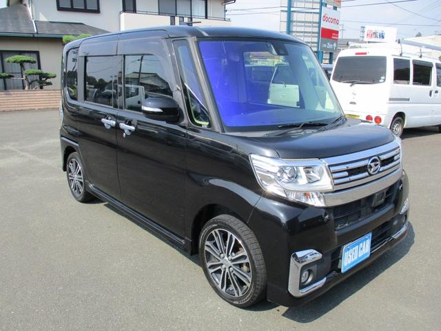 タント カスタムＲＳ　ＳＡＩＩ　両側パワスラ・８インチメモリーナビ・Ｂｌｕｅｔｏｏｔｈ・フルセグＴＶ・ＤＶＤ再生・ＥＴＣ・ＬＥＤヘッドライト・アイドリングストップ・衝突軽減ブレーキ・スマートキー・キーレス・盗難防止装置・ベンチシート（3枚目）