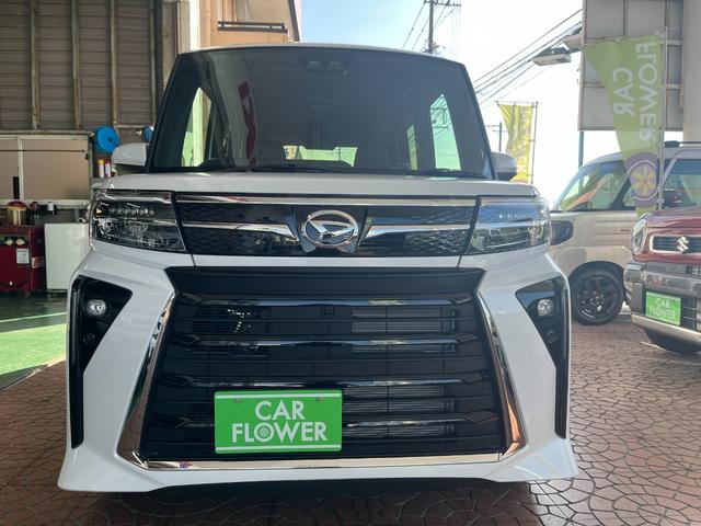 タント カスタムＲＳ　スマートアシスト　ナビ／ワンセグＴＶ／ＣＤ／ＳＤ録音機能／Ｂｌｕｅｔｏｏｔｈ／ＵＳＢ　バックカメラ　ＬＥＤヘッドライ　オートライト　アダクティブドライビングビーム　後席両側パワースライドドア　新車（3枚目）