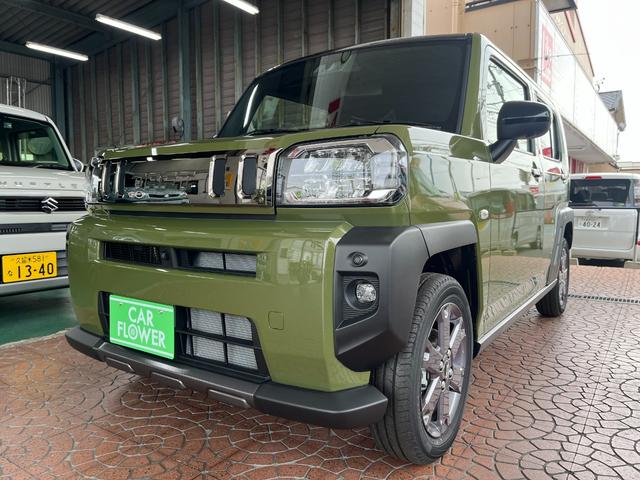 タフト Ｇ　ダーククロムベンチャー　ナビ／ワンセグＴＶ／ＣＤ／ＳＤ録音機能／Ｂｌｕｅｔｏｏｔｈ／ＵＳＢ／バックカメラ付　シートヒーター　スーパーＵＶ＆ＩＲカットガラス　前後コーナーセンサー　ＬＥＤフォグ・ヘッドランプ　オートライト新車（2枚目）