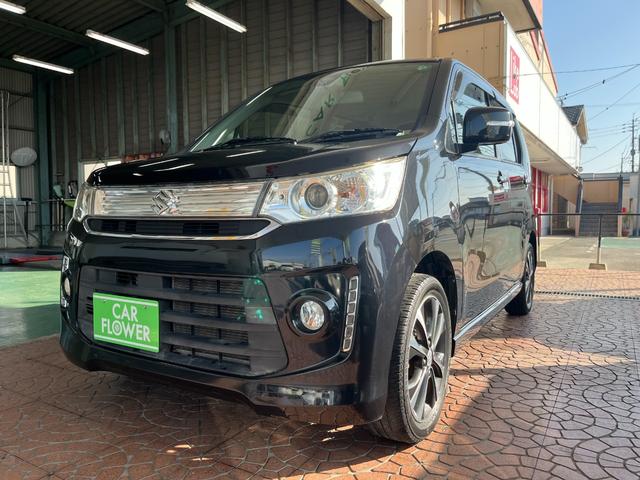 ワゴンＲスティングレー Ｔ　レ－ダーブレーキ　ナビ／フルセグＴＶ／ＤＶＤ／ＣＤ　ドライブレコーダー　ＥＴＣ　クルーズコントロール　ディスチャージヘッドランプ　シートヒータ　アイドリングストップ　ターボ車（2枚目）