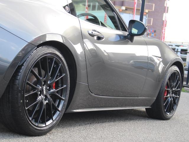 ロードスターＲＦ ＲＳ　マツコネナビ　ＴＶ　Ｂカメラ　ＥＴＣ　ＬＥＤ　スマートキー　シートヒーター　レカロハーフレザーシート　ＢＢＳ１７ＡＷ　ブレンボブレーキ　オートエグゼダウンサス　ビル足（4枚目）