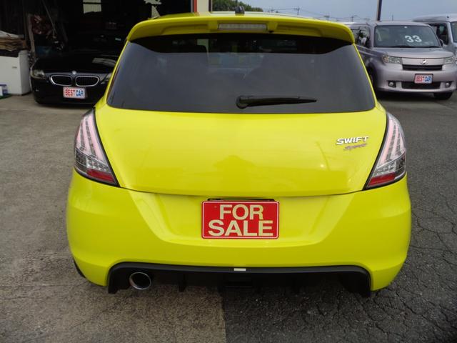 スイフトスポーツ ベースグレード　ＨＫＳ車高調　社外ハンドル　社外マフラー　社外ホイール　エアクリーナー　社外テール　ディスプレイオーディオ　フルセグＴＶ　デジタルインナーミラー　純正シートマフラー有り　ドライブレコーダー　ＥＴＣ（6枚目）