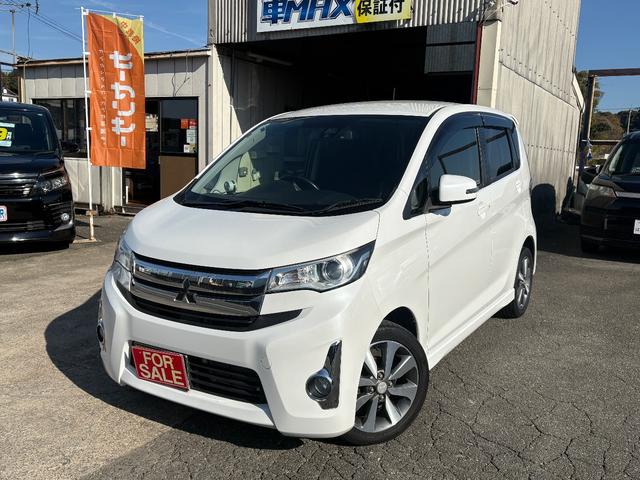 ｅＫカスタム Ｔ　ｅ－アシスト　純正ナビ　フルセグＴＶ　純正アルミ　プロトコーポレーション　スマートキー　キセノンヘッドライト　バックカメラ（2枚目）