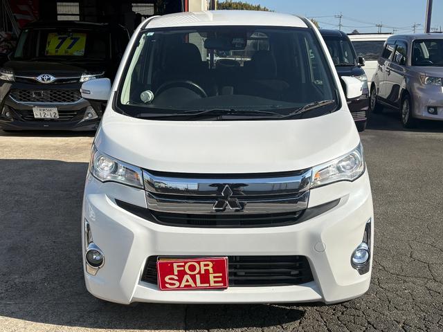 ｅＫカスタム Ｔ　ｅ－アシスト　純正ナビ　フルセグＴＶ　純正アルミ　プロトコーポレーション　スマートキー　キセノンヘッドライト　バックカメラ（3枚目）