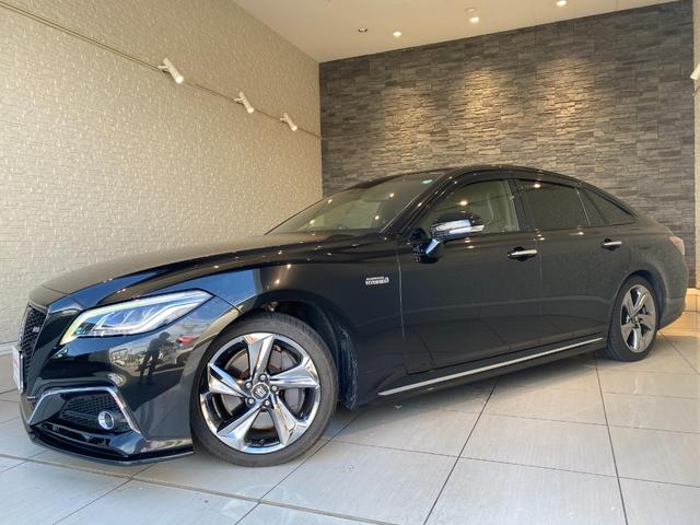 クラウンハイブリッド RSアドバンス サンルーフ 黒革シート DUEXエアロ パノラマビューモニター HUD BSM AAC シートベンチレーション アドバンスパーキング(5枚目)