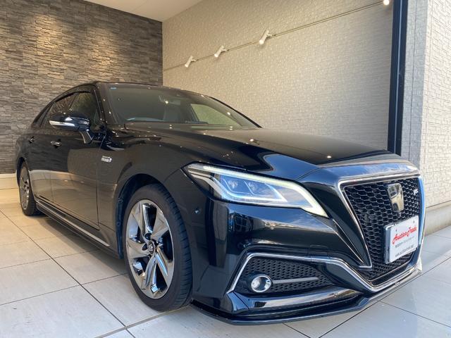 クラウンハイブリッド RSアドバンス サンルーフ 黒革シート DUEXエアロ パノラマビューモニター HUD BSM AAC シートベンチレーション アドバンスパーキング(7枚目)