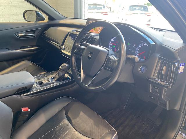 クラウンハイブリッド RSアドバンス サンルーフ 黒革シート DUEXエアロ パノラマビューモニター HUD BSM AAC シートベンチレーション アドバンスパーキング(27枚目)