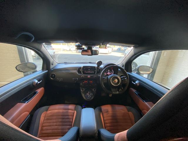 アバルト595 コンペティツィオーネ スティーレ パドルシフト レッドキャリパー 純正オーディオ バックカメラ 可変バルブ(13枚目)