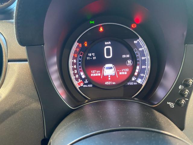 アバルト595 コンペティツィオーネ スティーレ パドルシフト レッドキャリパー 純正オーディオ バックカメラ 可変バルブ(22枚目)