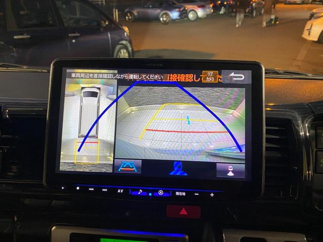ハイエースワゴン GL 10人乗り アルパインフローティングナビ・TV フリップダウンモニター 360度カメラ パワースライドドア クリアランスソナー(20枚目)