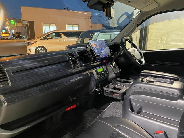 ハイエースワゴン GL 10人乗り アルパインフローティングナビ・TV フリップダウンモニター 360度カメラ パワースライドドア クリアランスソナー(32枚目)