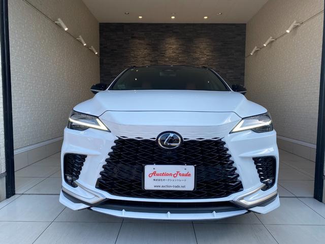 RX RX350 Fスポーツ TRDエアロ(F・S・R)マフラー パノラマルーフ パノラマビューモニター レクサスチームメイト ブラックルーフレール オレンジキャリパー 21インチAW パワーバックドア 全席ベンチレーション(6枚目)