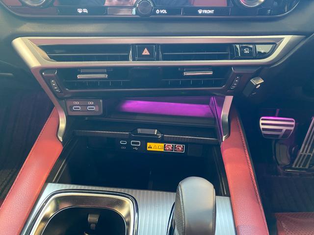 RX RX350 Fスポーツ TRDエアロ(F・S・R)マフラー パノラマルーフ パノラマビューモニター レクサスチームメイト ブラックルーフレール オレンジキャリパー 21インチAW パワーバックドア 全席ベンチレーション(22枚目)