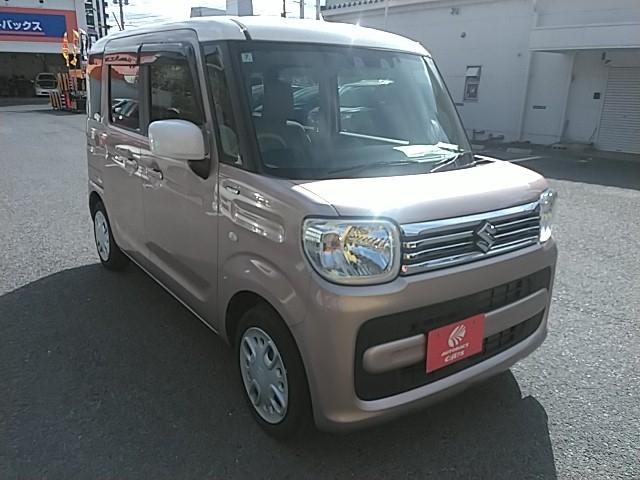 スペーシア ハイブリッドＸ　両側電動スライド　キーレス　フルセグ　ナビ＆ＴＶ　アイドリングストップ　エアバッグ　オートマ　フル装備　助手席エアバッグ　衝突被害軽減システム　ＥＴＣ　バックカメラ　スマートキー　横滑り防止機能（7枚目）