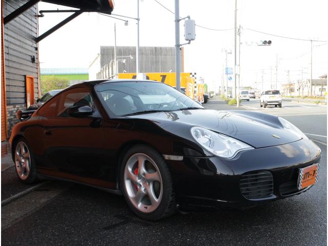 911カレラ4S4WD正規D車黒革S純正6速クァンタム車高調(3枚目)