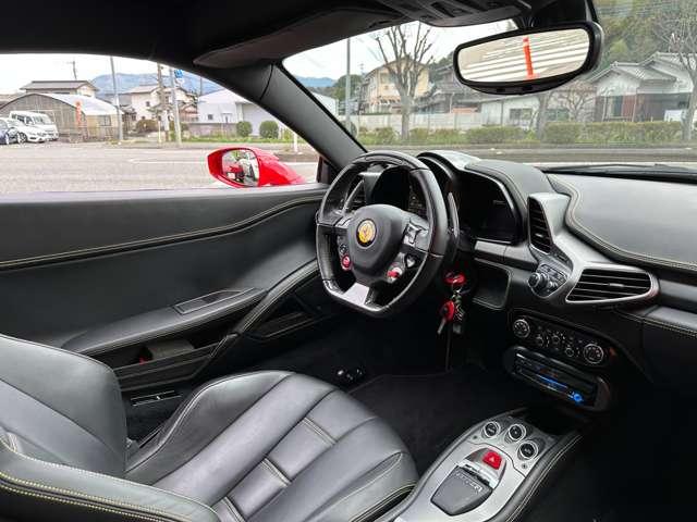 ４５８イタリア ベースグレード　Ｆ１　ＤＣＴ　正規Ｄ車黒革電動ＳＣａｒｂｏｎＤ－ＺＯＮＥ＋ＬＥＤ鍛造２０ＡＷ（36枚目）