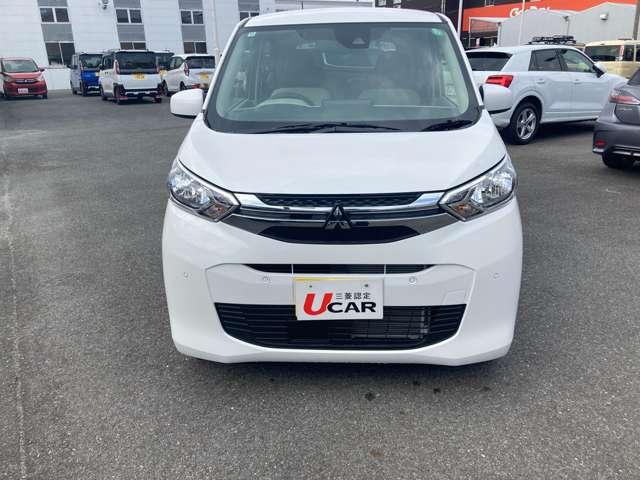ｅＫワゴン Ｇ　弊社元整備代車　衝突軽減ブレーキ　前席シートヒーター　クリアランスソナー　スマートキー　アイドリングストップ　ベンチシート　バックカメラ　オートエアコン　盗難警報装置　パワーステアリング　ＡＢＳ（5枚目）