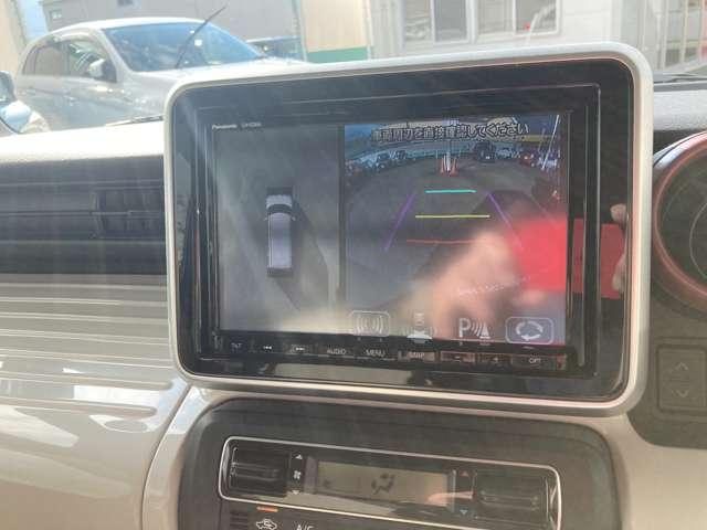 スペーシア ハイブリッドX メモリーナビ 全方位モニター ETC デュアルセンサーブレーキS 両側パワードア コーナーセンサ スマートエントリー 地デジフルセグ シ-トヒ-タ- ETC車載器 i-stop フリーキー ナビTV(17枚目)