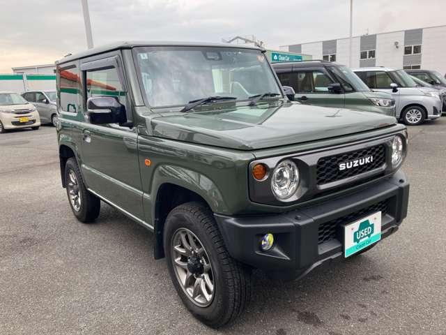 ジムニー ＸＣ　メモリーナビ　ドラレコ　ＥＴＣ　認定保証　衝突低減ブレーキ　アイドリングストップ付　Ｓヒーター　ナビテレビ　フルセグ地デジ　パワステ　１オーナー　切替式４ＷＤ　フルフラットシート　セキュリティ　ＡＢＳ（6枚目）