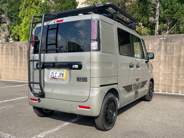 スペーシアベース ＸＦ　４ＷＤ／ルーフキャリア／リアラダー／ボディーステッカー／ホイールセンターキャップ／外部電源／ＥＴＣ／（8枚目）