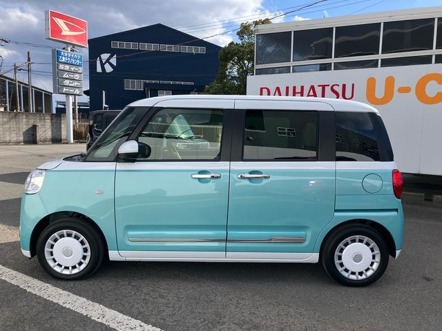 ムーヴキャンバス ストライプスＧ　ワンオーナー　走行距離無制限１２ヶ月保証付き　Ｗパワースライドドア　Ｂｔオーディオ　前後誤発進抑制　点検記録簿付　セキュリティーアラーム　シートヒータ　バックカメラ付　禁煙　ＵＳＢ入力　プッシュスタートスマートキー（11枚目）