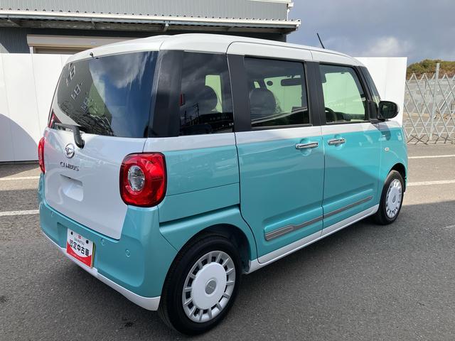 ムーヴキャンバス ストライプスＧ　ワンオーナー　走行距離無制限１２ヶ月保証付き　Ｗパワースライドドア　Ｂｔオーディオ　前後誤発進抑制　点検記録簿付　セキュリティーアラーム　シートヒータ　バックカメラ付　禁煙　ＵＳＢ入力　プッシュスタートスマートキー（14枚目）