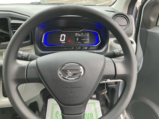 ミライース Ｘ　ＳＡＩＩＩ　ワンオーナー　走行距離無制限１２ヶ月保証付き　イモビライザー　キーレスエントリーシステム　車線逸脱警報装置　ｉ－ｓｔｏｐ　ＬＥＤヘットランプ　ワンオーナー車　オートＬＥＤ　運転席エアバッグ　Ｂカメラ　横滑り防止機能（18枚目）