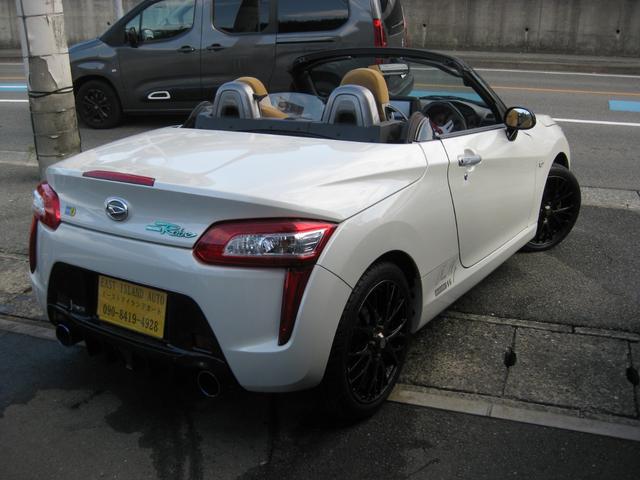 コペン ローブ　Ｓ　電動オープン　ロッソモデロマフラー　社外１６インチ　社外ナビ、ＴＶ　ビルスタイン　レカロシート　整備手帳、取説（4枚目）