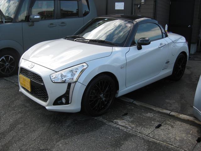 コペン ローブ　Ｓ　電動オープン　ロッソモデロマフラー　社外１６インチ　社外ナビ、ＴＶ　ビルスタイン　レカロシート　整備手帳、取説（7枚目）