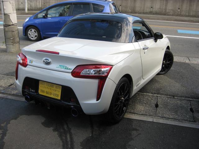 コペン ローブ　Ｓ　電動オープン　ロッソモデロマフラー　社外１６インチ　社外ナビ、ＴＶ　ビルスタイン　レカロシート　整備手帳、取説（8枚目）