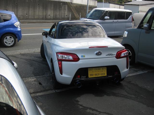 コペン ローブ　Ｓ　電動オープン　ロッソモデロマフラー　社外１６インチ　社外ナビ、ＴＶ　ビルスタイン　レカロシート　整備手帳、取説（9枚目）