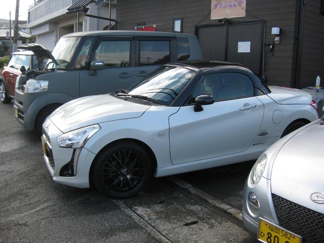 コペン ローブ　Ｓ　電動オープン　ロッソモデロマフラー　社外１６インチ　社外ナビ、ＴＶ　ビルスタイン　レカロシート　整備手帳、取説（24枚目）