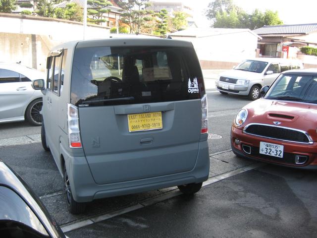 Ｎ－ＢＯＸ Ｇ・Ｌパッケージ　整備手帳、取説　Ｂモニタ　純正ＳＤナビ　フルセグＴＶ　ＥＴＣ　全塗装マッドカーキ（3枚目）