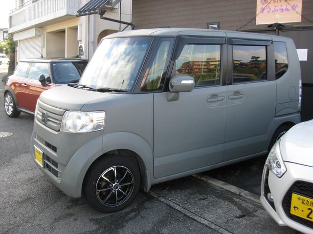 Ｎ－ＢＯＸ Ｇ・Ｌパッケージ　整備手帳、取説　Ｂモニタ　純正ＳＤナビ　フルセグＴＶ　ＥＴＣ　全塗装マッドカーキ（7枚目）