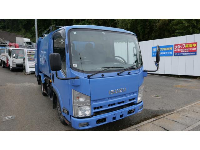 エルフトラック ２トンプレス式塵芥車　４．１立米（3枚目）