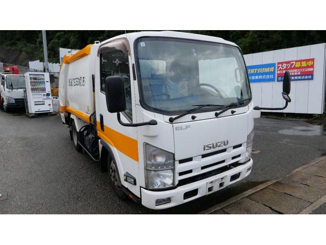 エルフトラック ２トンプレス式塵芥車　４．３立米（4枚目）