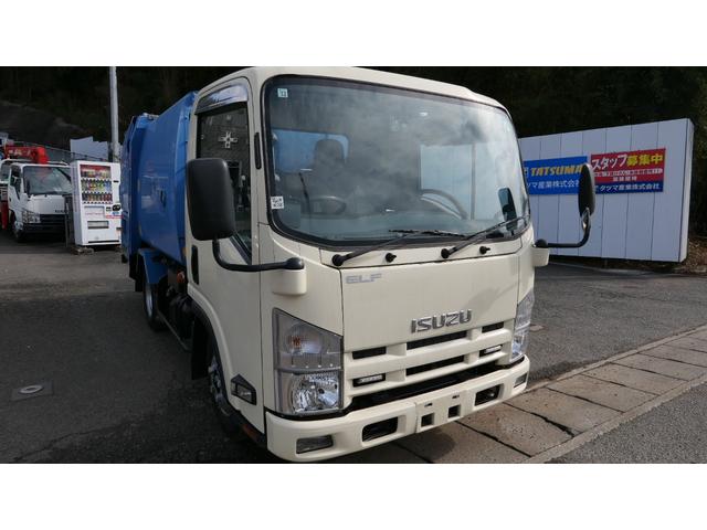 エルフトラック ２トンプレス式塵芥車　４．１立米（5枚目）