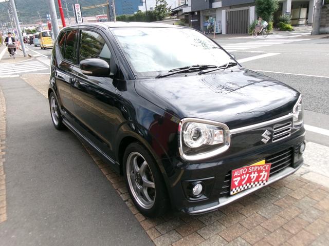 アルトターボRS ベースグレード HKSセンター2本出しマフラー 社外15インチアルミホイール 社外足廻り 社外ナビ フルセグTV Bカメラ スマートキー 前後ドラレコ MTモード付 タイミングチェーン(16枚目)