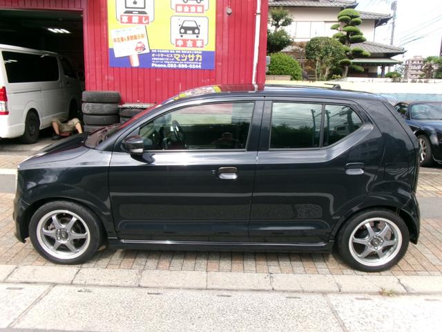 アルトターボRS ベースグレード HKSセンター2本出しマフラー 社外15インチアルミホイール 社外足廻り 社外ナビ フルセグTV Bカメラ スマートキー 前後ドラレコ MTモード付 タイミングチェーン(19枚目)