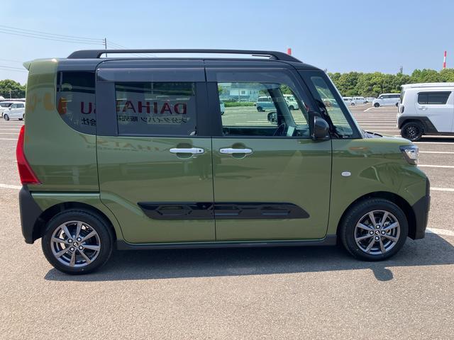タント ファンクロス　ワンオーナー　走行距離無制限１２ヶ月保証付き　アイドリングストップ車　レーダーブレーキ　１オーナー　両側オートスライドドア　ＡＨＢ　バックモニター　車線逸脱警報　運転席シートヒーター　禁煙車　イモビライザー　記録簿（9枚目）